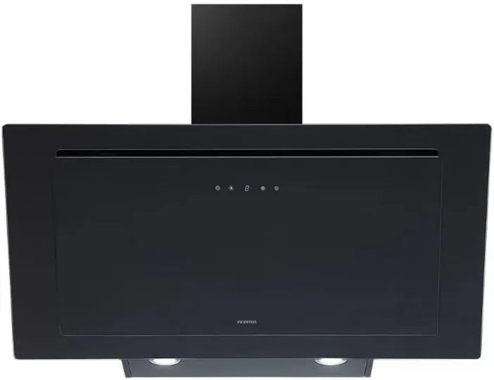 Campana extractora CMPTRAL-A93N, 600m3/h, 90 cm, Campana Perimetral en T Invertida, Acabado en Vidrio Negro, Potencia, Panel Táctil
