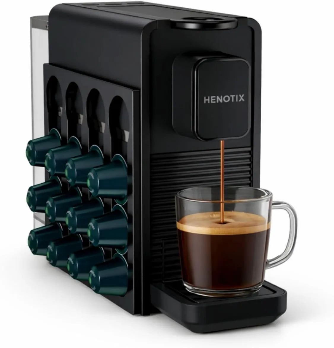 Cafetera, ajuste regulable, cápsulas OriginalLine, Bomba de 20 bares, 3 tamaños de taza, calentamiento rápido, diseño compacto