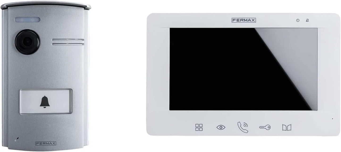 Kit de videoportero F1391, control de acceso con comunicación audiovisual