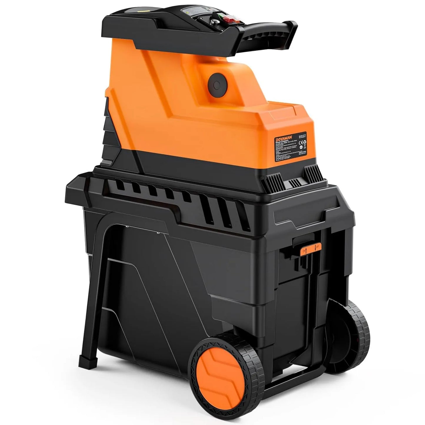GT10, 2800W, 55L, 45 mm, Ramas DOVAMAN, Motor sin Escobillas, Rodillo de 8 Dientes, con Protección contra Sobrecarga