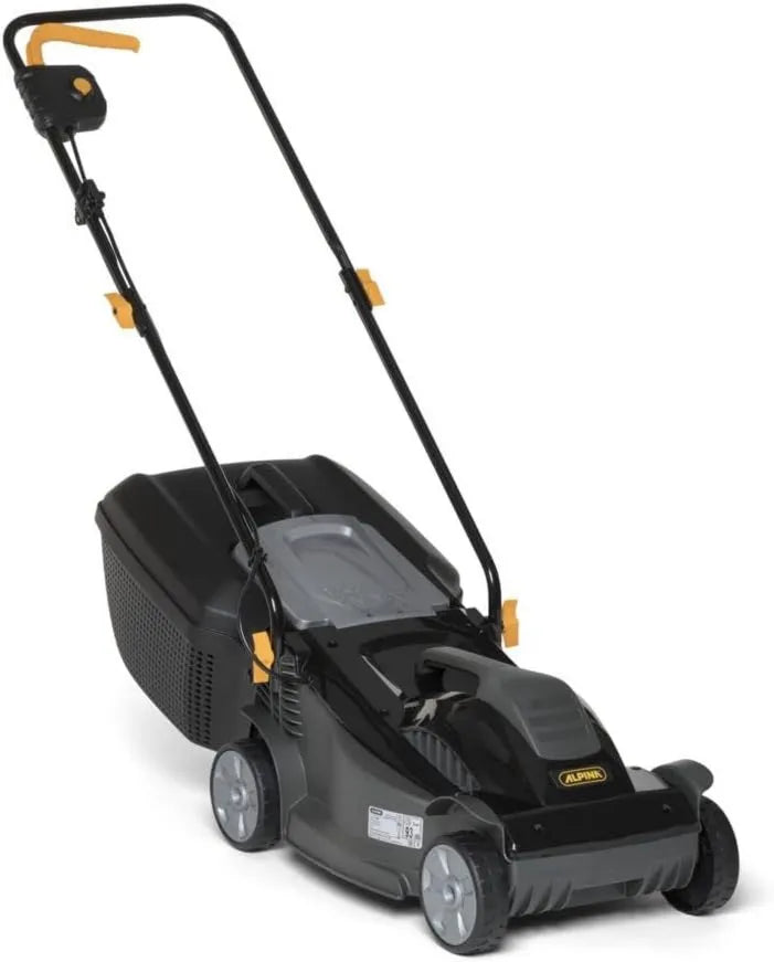 Cortacésped BL 380, 1400 W, 500 m², 40 l, 38 cm, ajuste regulable, Ancho de corte, Motor, Altura de corte regulable en 3 posiciones, Bolsa de recogida