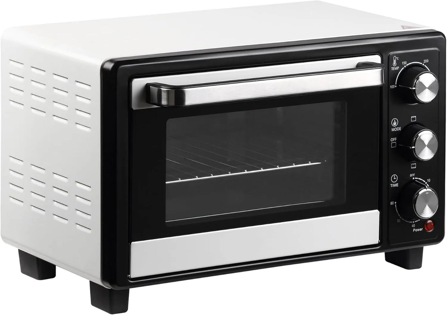 Horno eléctrico, control programable, 16L, 1400W, 60 min, 1 cm, 44x32x28