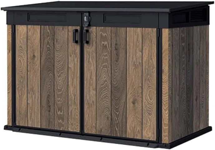 Cobertizo de jardín, 2020L, 75 x 43 x 52, almacenamiento exterior protegido