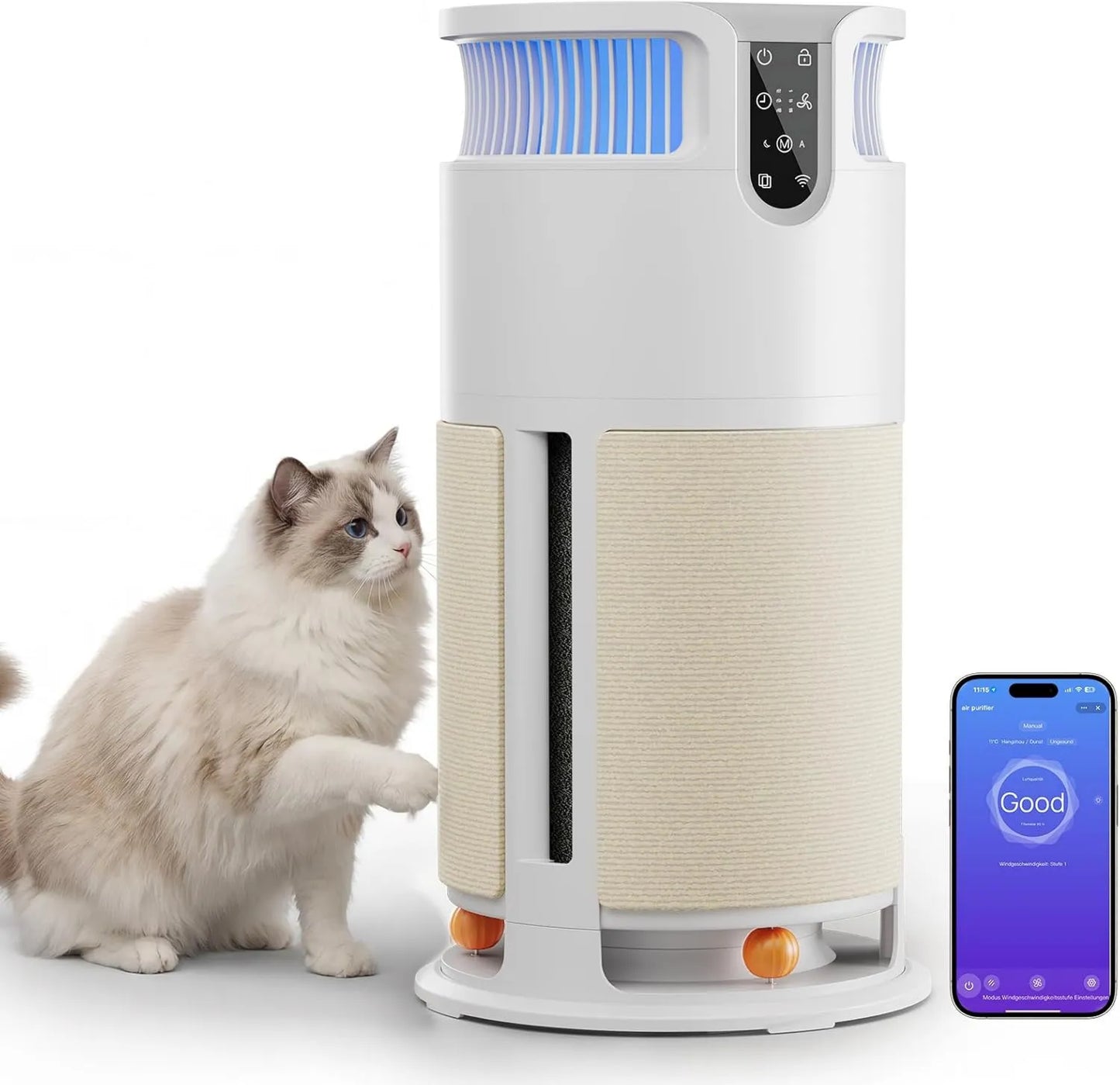 Purificador de aire PM2.5, 350 m³/h, filtro HEPA, air purifier, ayuda a eliminar el 99.98% de moho