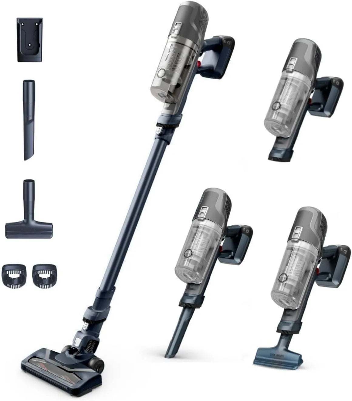 Rowenta RH6836 aspiradora escoba, 2 Velocidades, XPert 6.60 Sin Cable Versátil, 3-en-1 Multi-Espacio, Batería de Litio, Trigger Boost