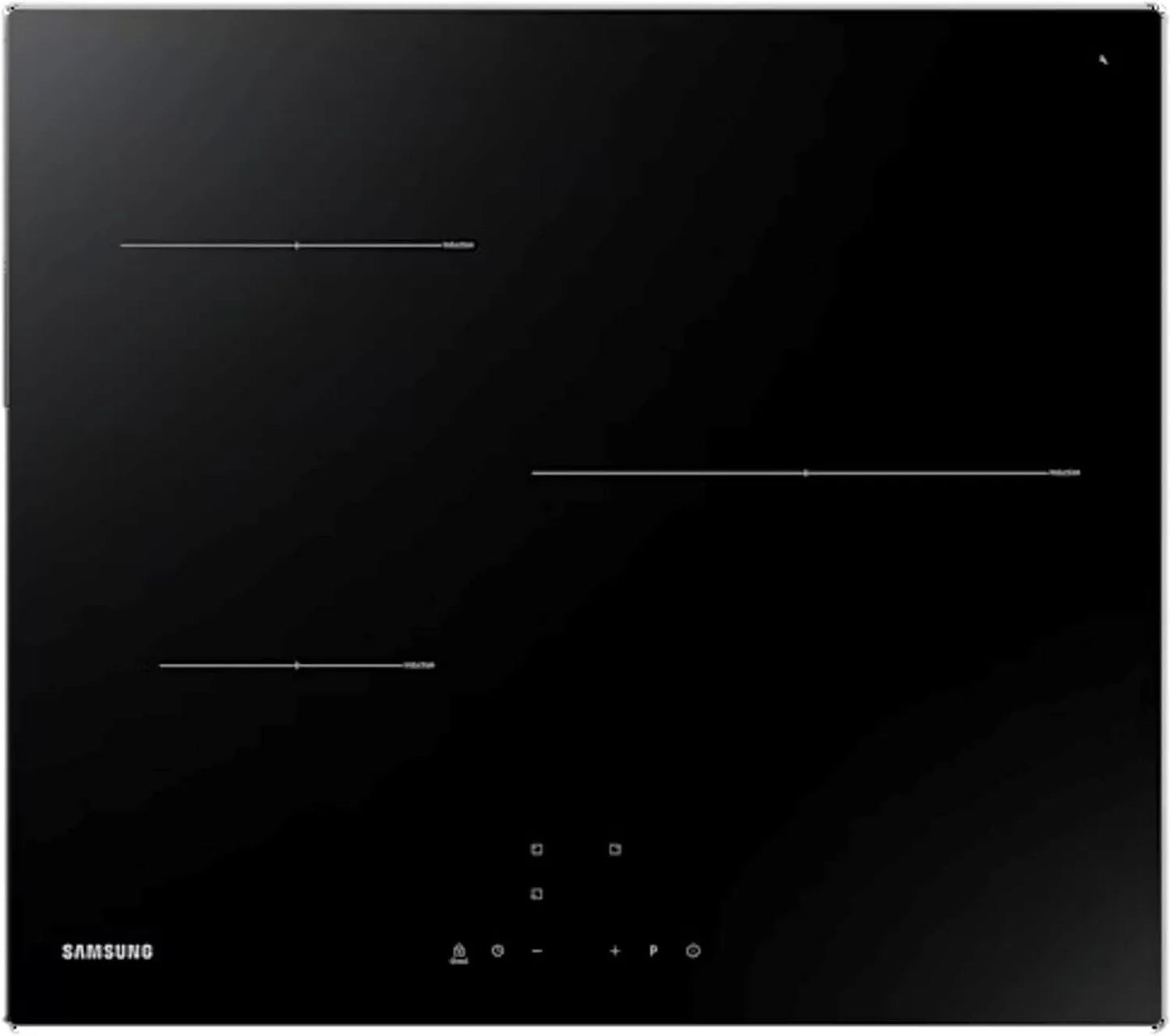 Samsung NZ63T3706A1/UR placa de inducción, 7.2kW, 590x60x520mm, 9 Niveles, Control Táctil, Boost