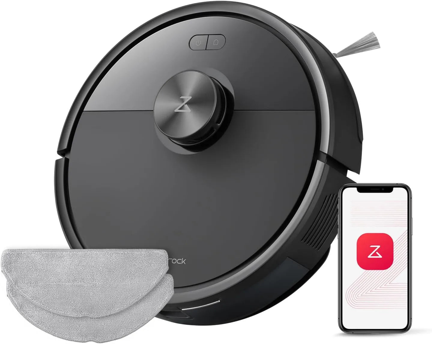 Robot aspirador, 10000Pa, roborock Q7 M5 2-en-1 y Mopa para Suelos, con Doble Sistema Anti-Enredos, Navegación PreciSense LiDAR