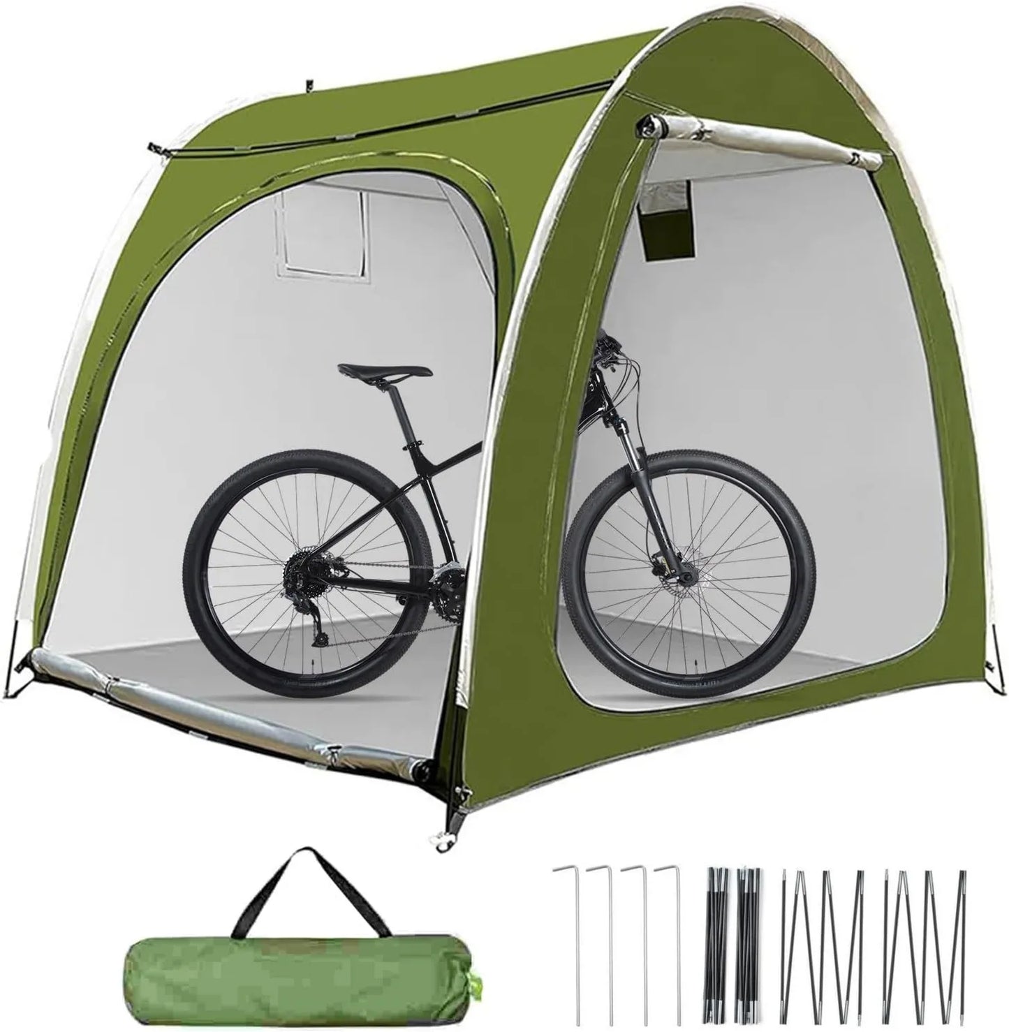 Bicicleta 210D, para Almacenamiento, Tela Oxford, Cubierta Impermeable para Moto Exterior, Refugio Ligero y Reutilizable para Bici, para Camping