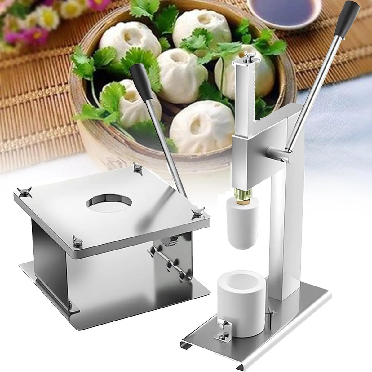 Rizador de pelo, Máquina semi-automática para hacer rollos, para grandes rollos de carne, rollos de leche, rollos de crema