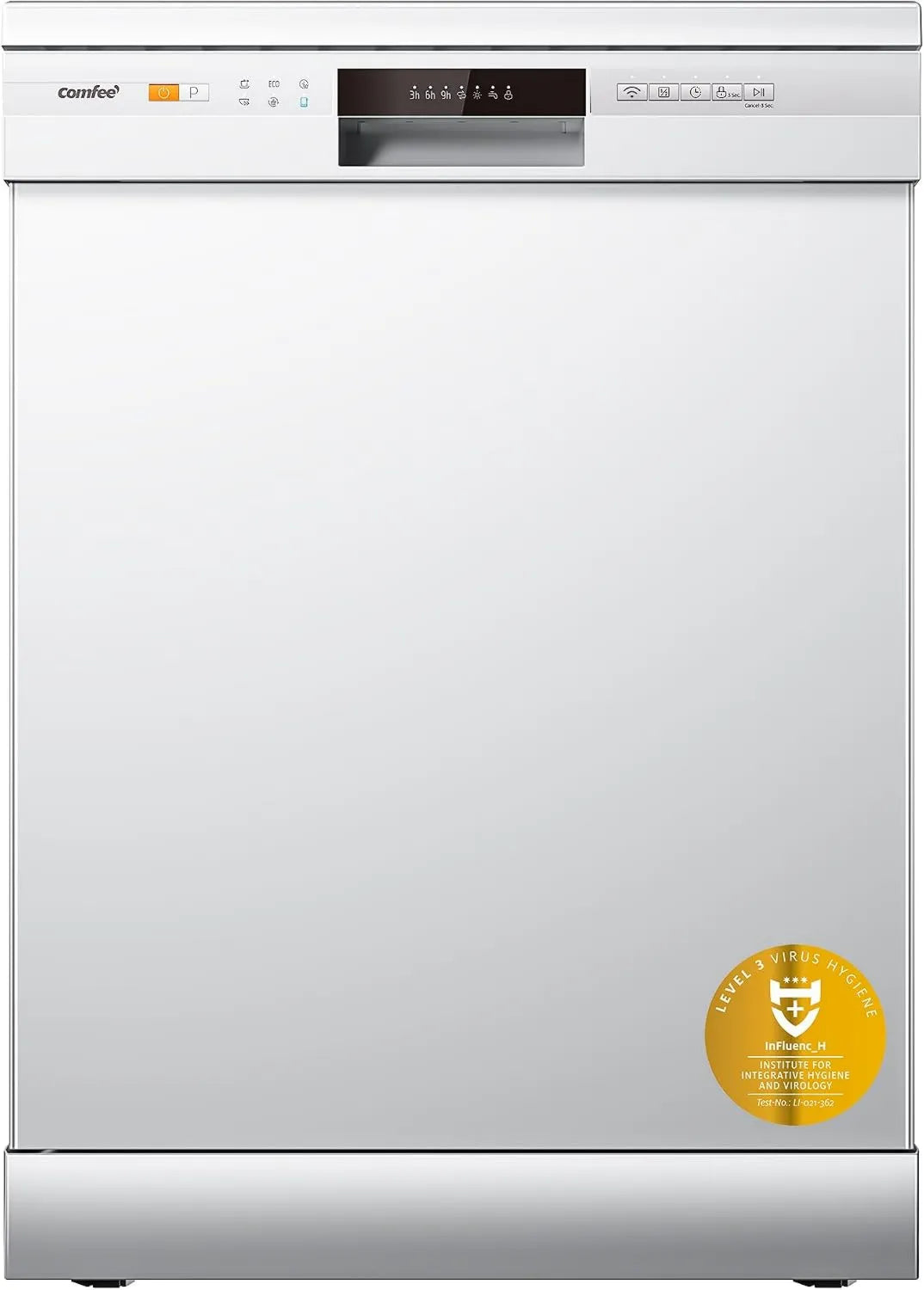 Lavavajillas CDWPF1201PW-WE-EU, 49dB, 60 cm, 8 programas, libre instalación, con 12 cubiertos, control por botón