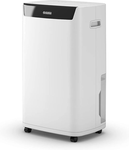 Deshumidificador, 24 L, 5 L, WiFi, control programable, Portátil, Triple Filtración de Aire, Depósito Extraíble, Temporizador de 24 Horas, Integrado