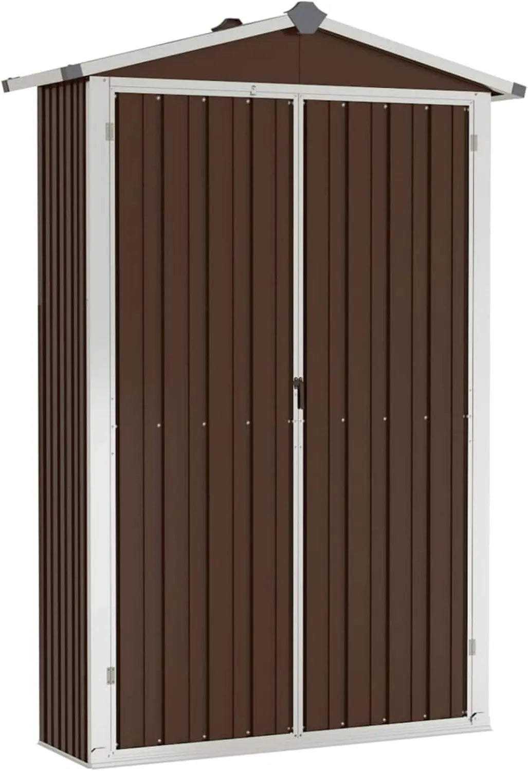 Cobertizo de jardín PVC 107, 107.5 x 46 x 183 cm