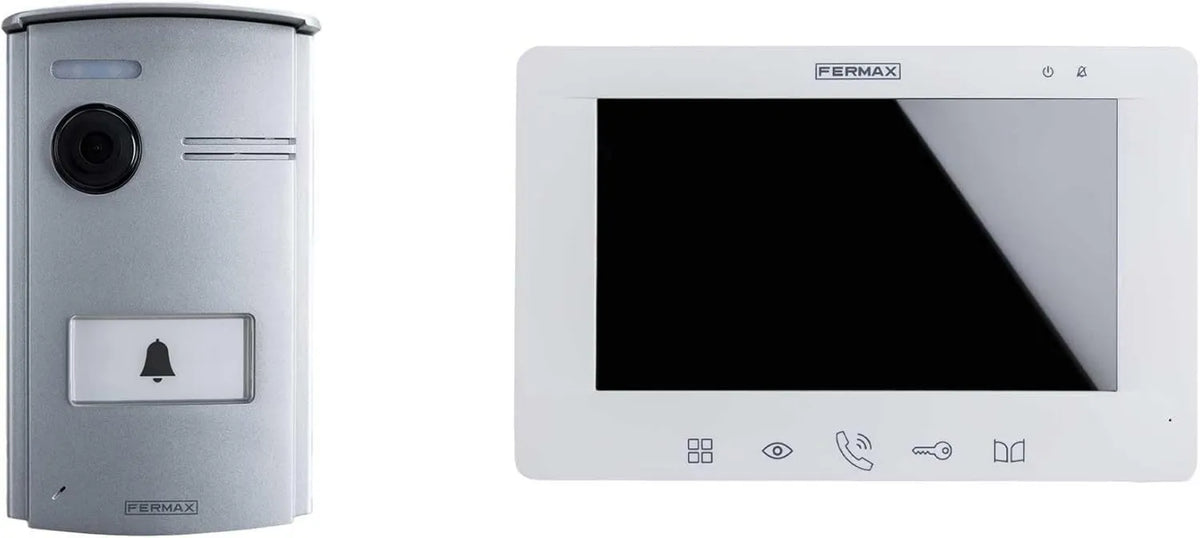 Kit de videoportero F1391, control de acceso con comunicación audiovisual