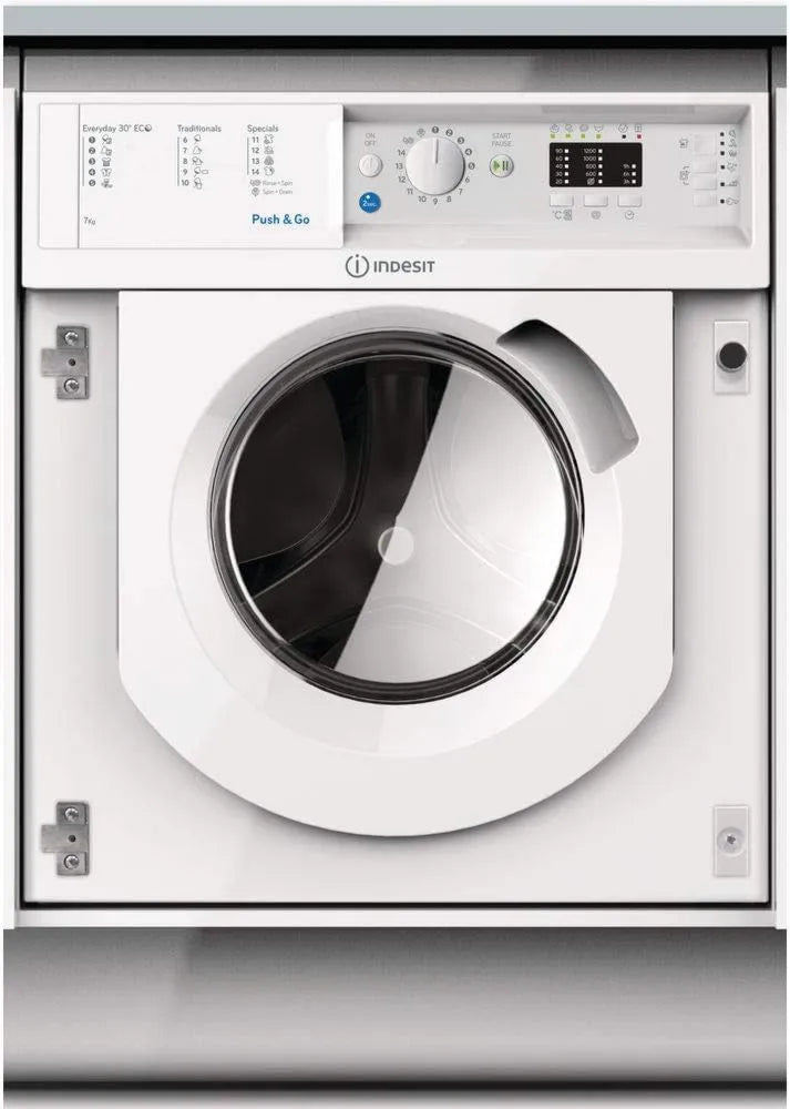 Indesit 71252 lavadora, BI WMIL EU Integrada, Carga Frontal