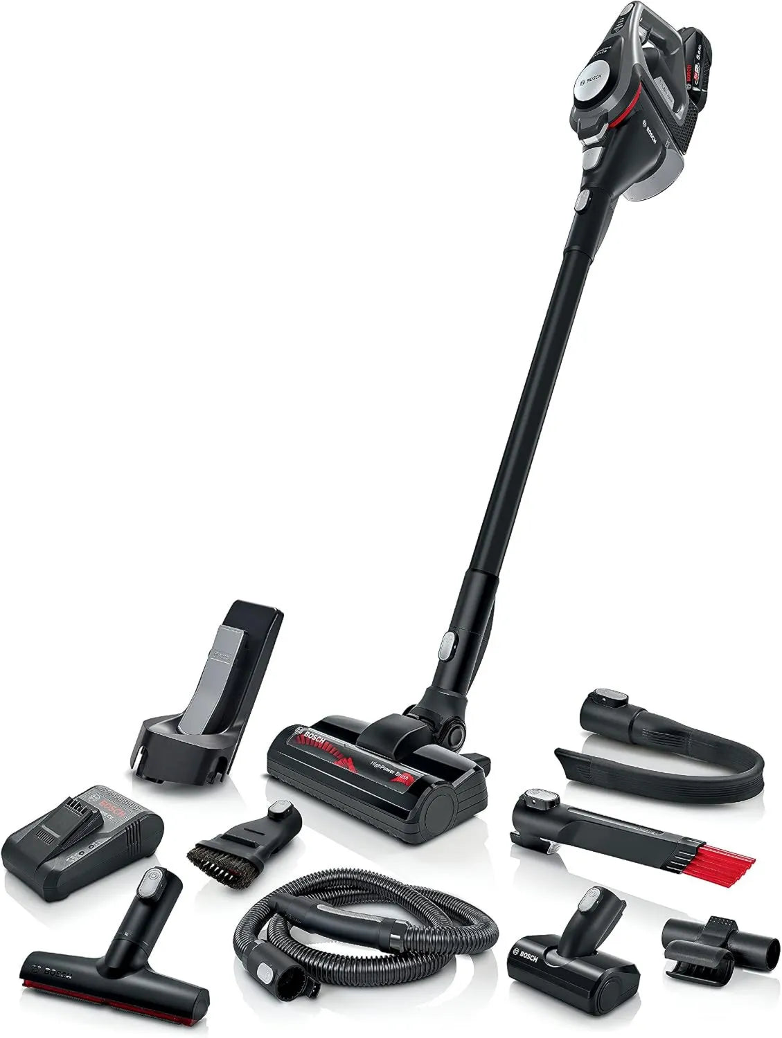Bosch BSS825MULT, Serie 8 aspirapolvere senza filo Grigio Senza sacchetto