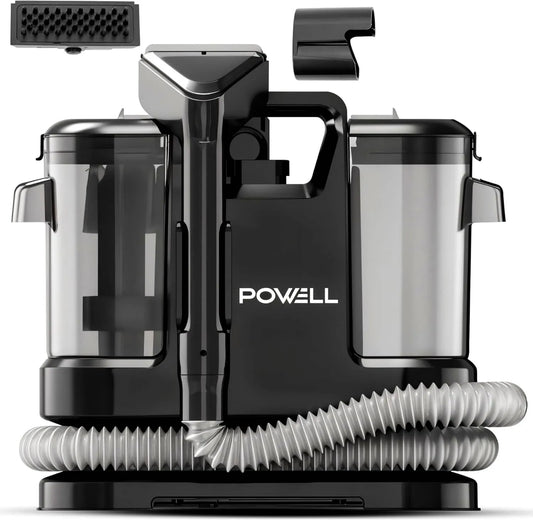 Aspiradora de mano, 450W, 13kPa, 1.8L, Tapicerías y Alfombras, para Sofás, Colchones y Coche, Potencia con Tanque XL