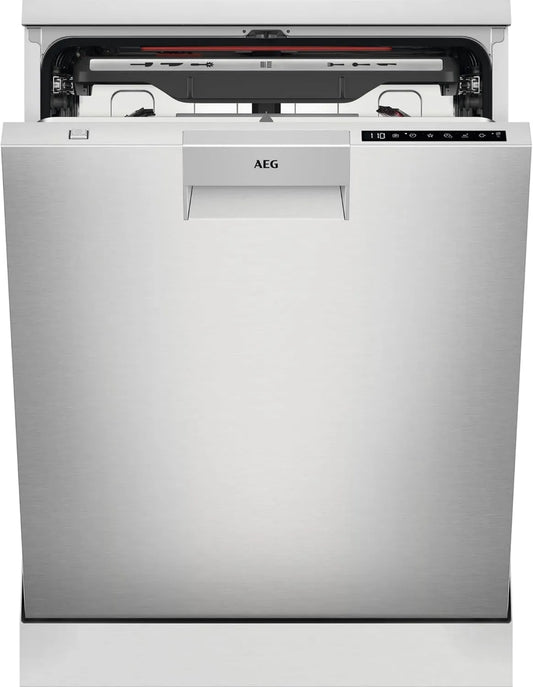 AEG FFB83816PM lavavajillas, Inicio diferido, 60 cm, 10 programas, ComfortLift 14 cubiertos, Tercera bandeja para cubiertos, Programa anti-bacteriano