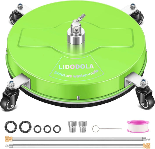 Lavadora, acero inoxidable, 48 cm, superficies a presión con 4 ruedas