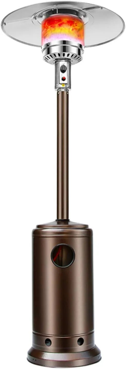 Calefactor portátil de gas, compatible con gas propano, con ruedas, Gas Propano Home Patio