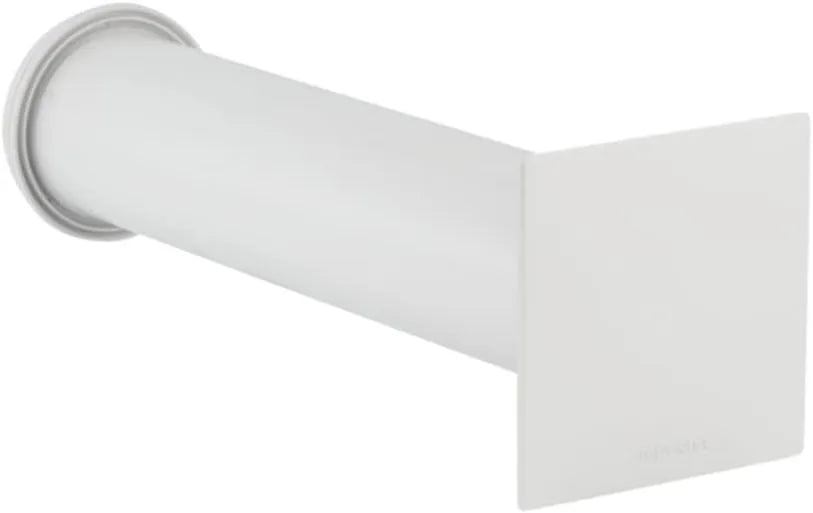 Ventilador DD 110, pared con entrada y salida pasiva, sistema de ventilación con filtro, aislamiento acústico y discreta