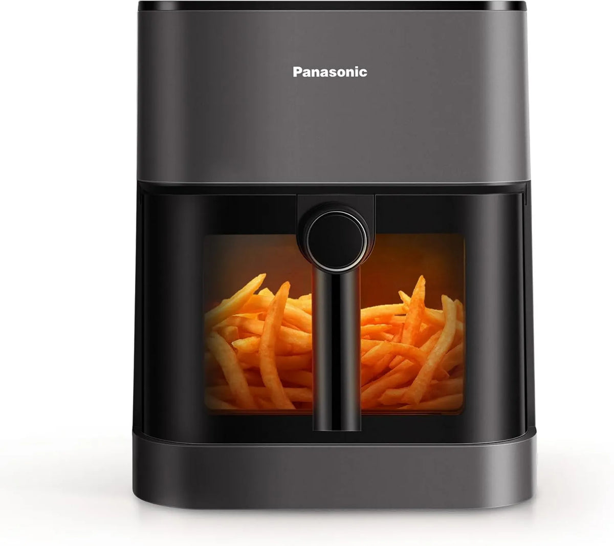Panasonic NF-CC500SXE freidora de aire, control programable, función de vapor, 5 L, 80-200 °C, con Ventana, Temporizador Digital y LCD