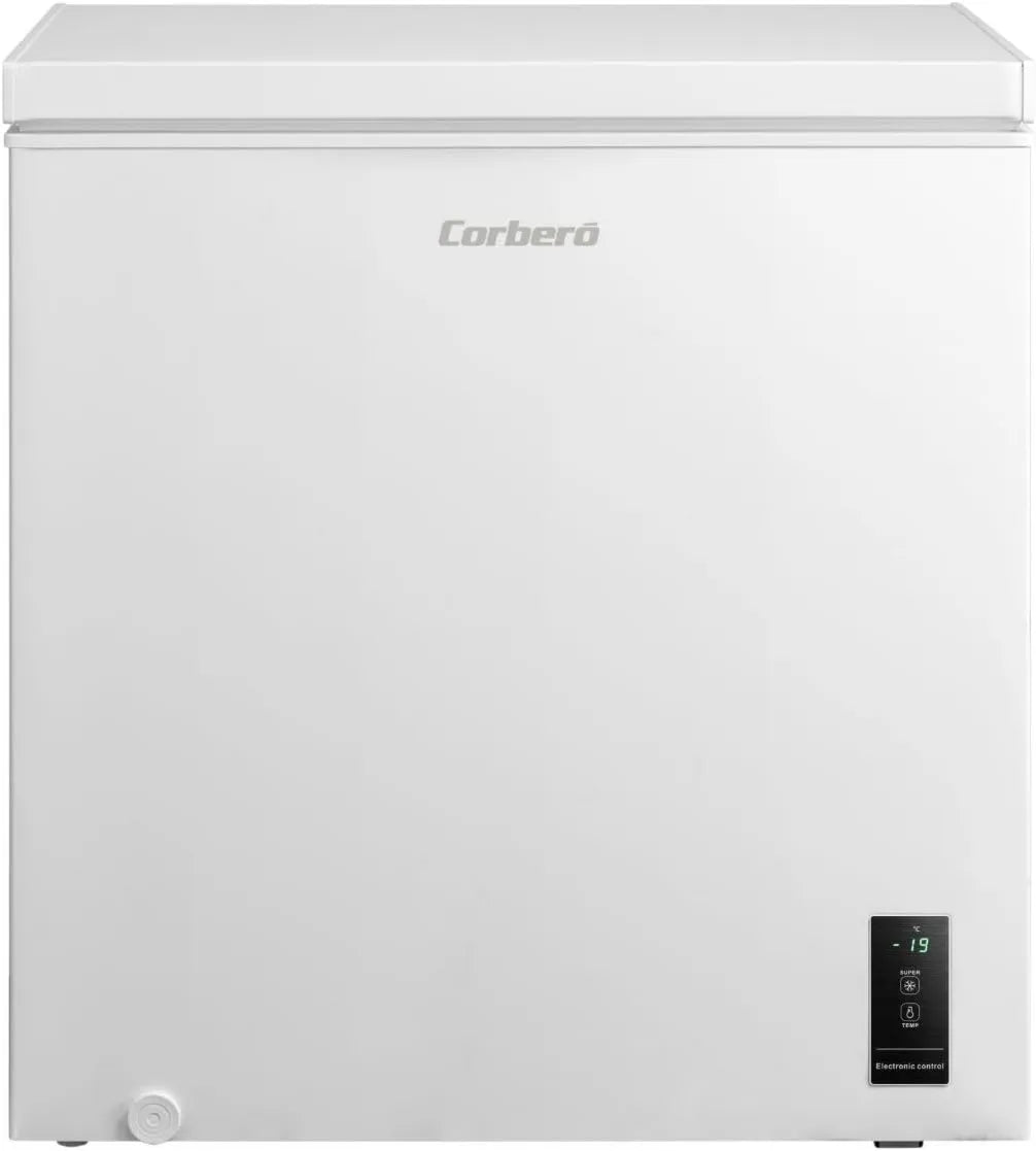 Corbero CCHM1006M congelador, 99L, 85 x 55 x 52 cm, pantalla digital, Horizontal, Sistema Dual, Súper Congelación, Control con Display