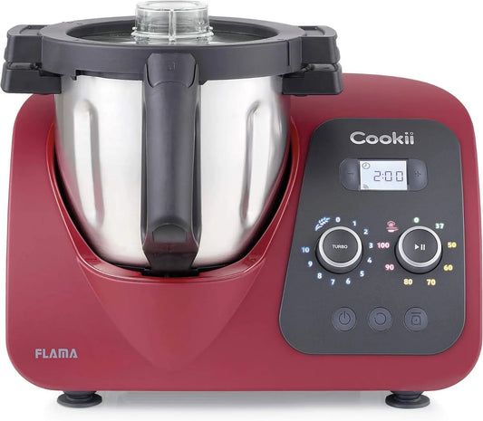 Procesador de alimentos 2187FL, 1500W, 5 kg, 3.8 L, 10 velocidades, Wi-Fi, control WiFi, 8 temperaturas entre 37 y 120 °C, capacidad hasta