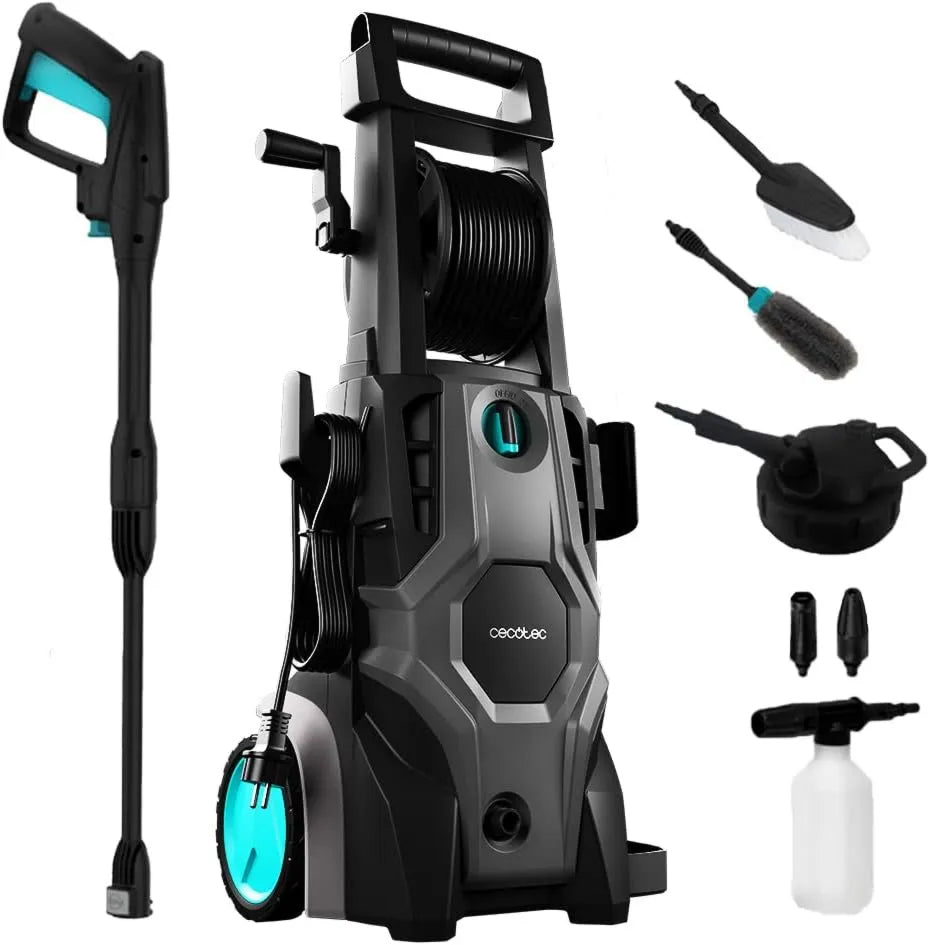 Cecotec hidrolimpiadora, 2400W, 480l, 14m, Jardín o Coche, 180 Bares de Presión, Bomba de Aluminio, Radio de acción