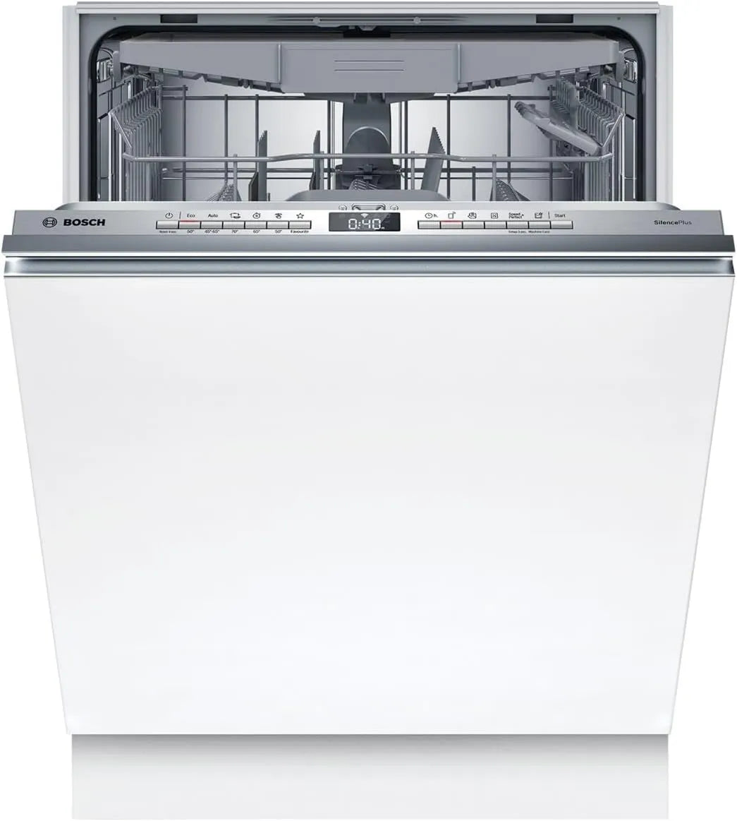 Bosch SMV4EVX08E lavavajillas, funcionamiento silencioso, 60 cm, inteligente totalmente integrado, cajón para cubiertos, con asistente de programas