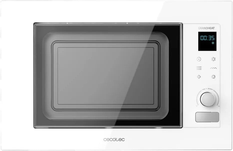 Cecotec horno microondas, control programable, función grill, 21 Litros, 1200 W, Interior Revestido de Cerámica