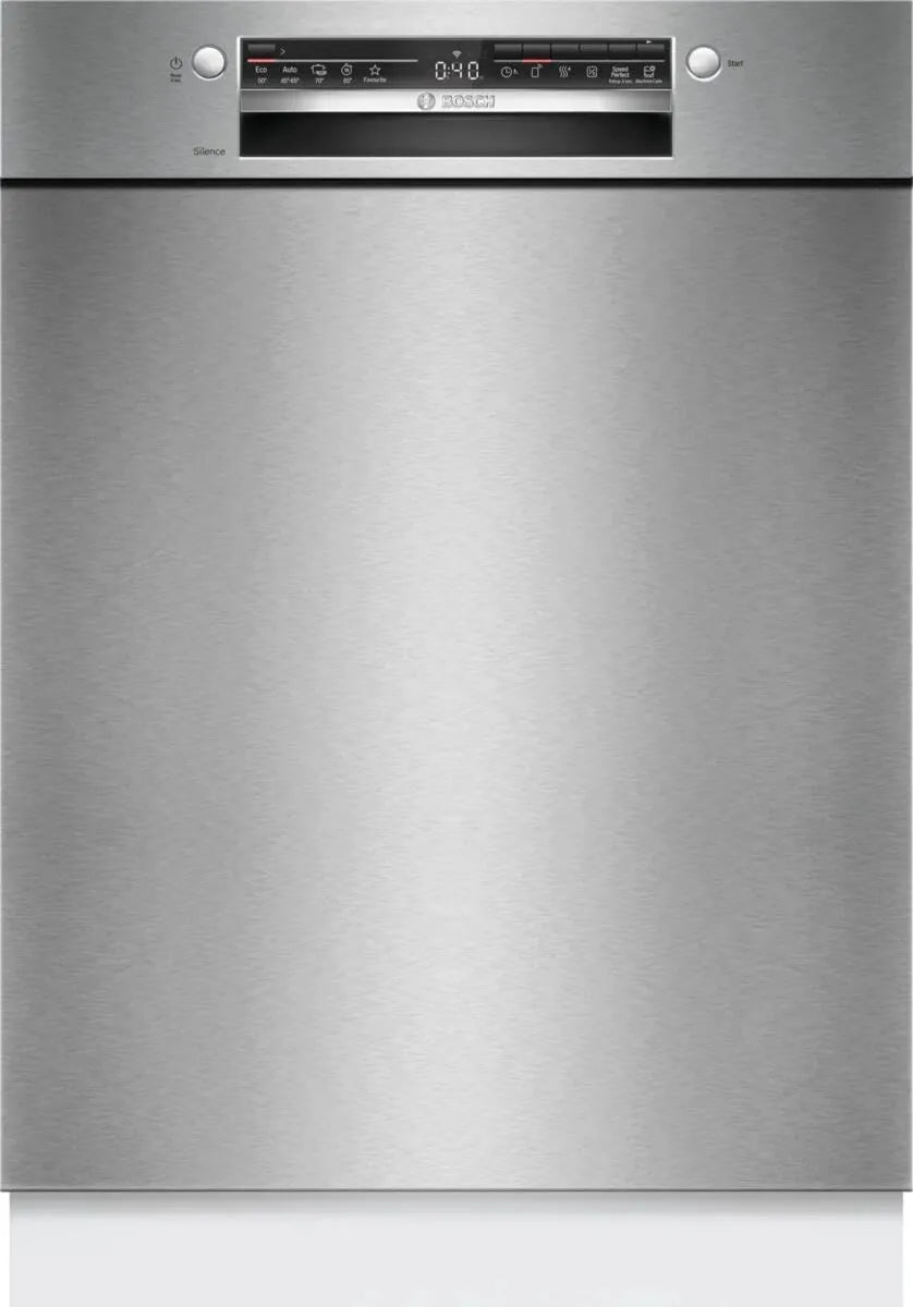 Bosch SMU2ITS09E lavavajillas, funcionamiento silencioso, 60 cm, Serie 2, Inteligente Debajo del Gabinete, Cesta para Cubiertos