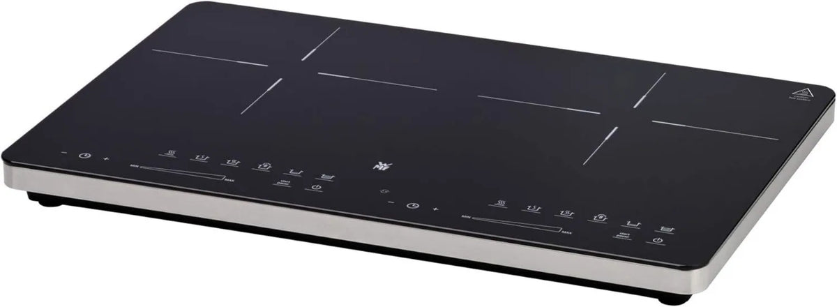 WMF placa de inducción, control programable, 3500 W, 28 cm, 2 Zonas, 8 Niveles