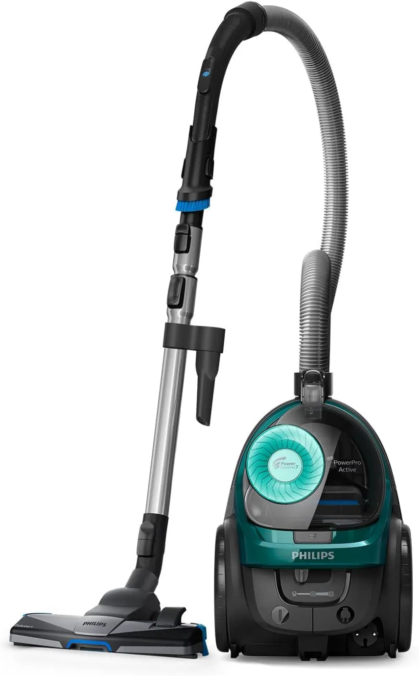 Philips H13 FC9555/09 aspiradora, 900W, sin bolsa 5000 Series, Motor, Filtro antialergias, Boquilla TriActive+ para todos los suelos