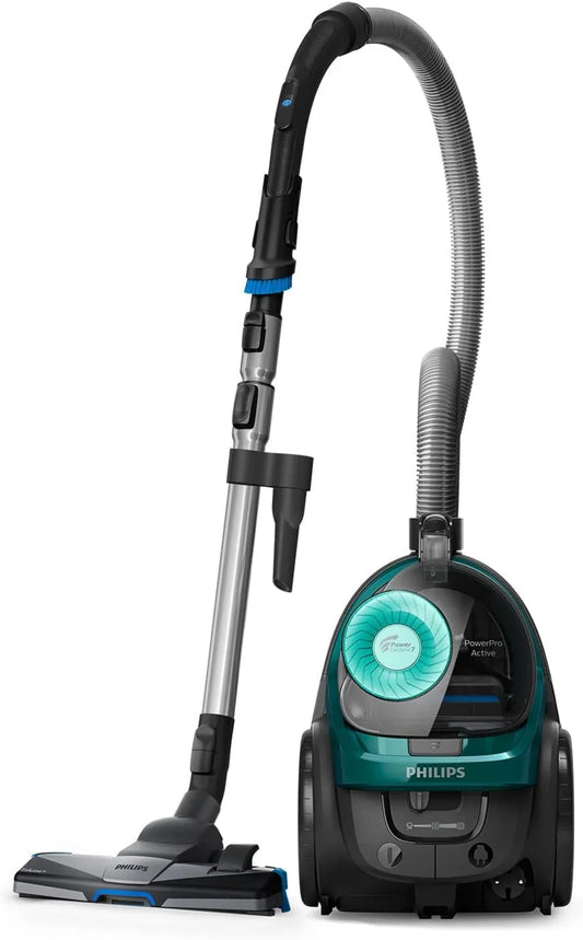 Philips H13 FC9555/09 aspiradora, 900W, sin bolsa 5000 Series, Motor, Filtro antialergias, Boquilla TriActive+ para todos los suelos