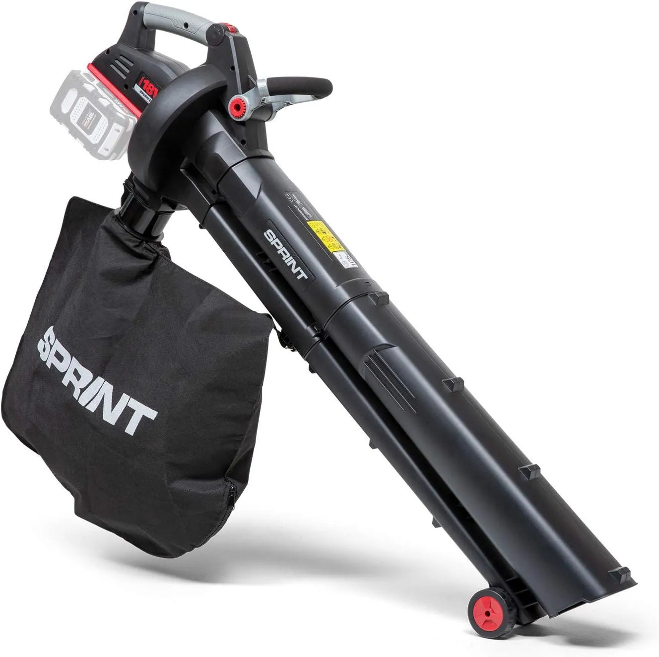 Soplador 18LBV 1697307, 18V, 36V, 45L, Dual, Lithium-Ion de Hojas Sin Cuerda Cuerpo Aspirador, Powered by Briggs & Stratton, Motor sin cepillos