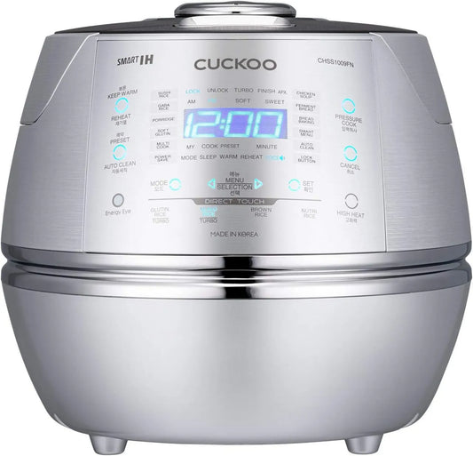 Arrocera eléctrica CRP-CHSS1009FN, 1,8 l, 10 tazas, IH tecnología de calefacción por inducción, válvula de vapor de seguridad, control programable
