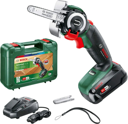 Bosch, sierra a batería NanoBlade AdvancedCut 18, tecnología NanoBlade, sistema de 18 voltios