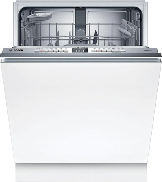 Bosch SBV4EAX28E lavavajillas, 60 cm, funcionamiento silencioso, inteligente XXL, totalmente integrado, cesto para cubiertos, fabricado en Alemania
