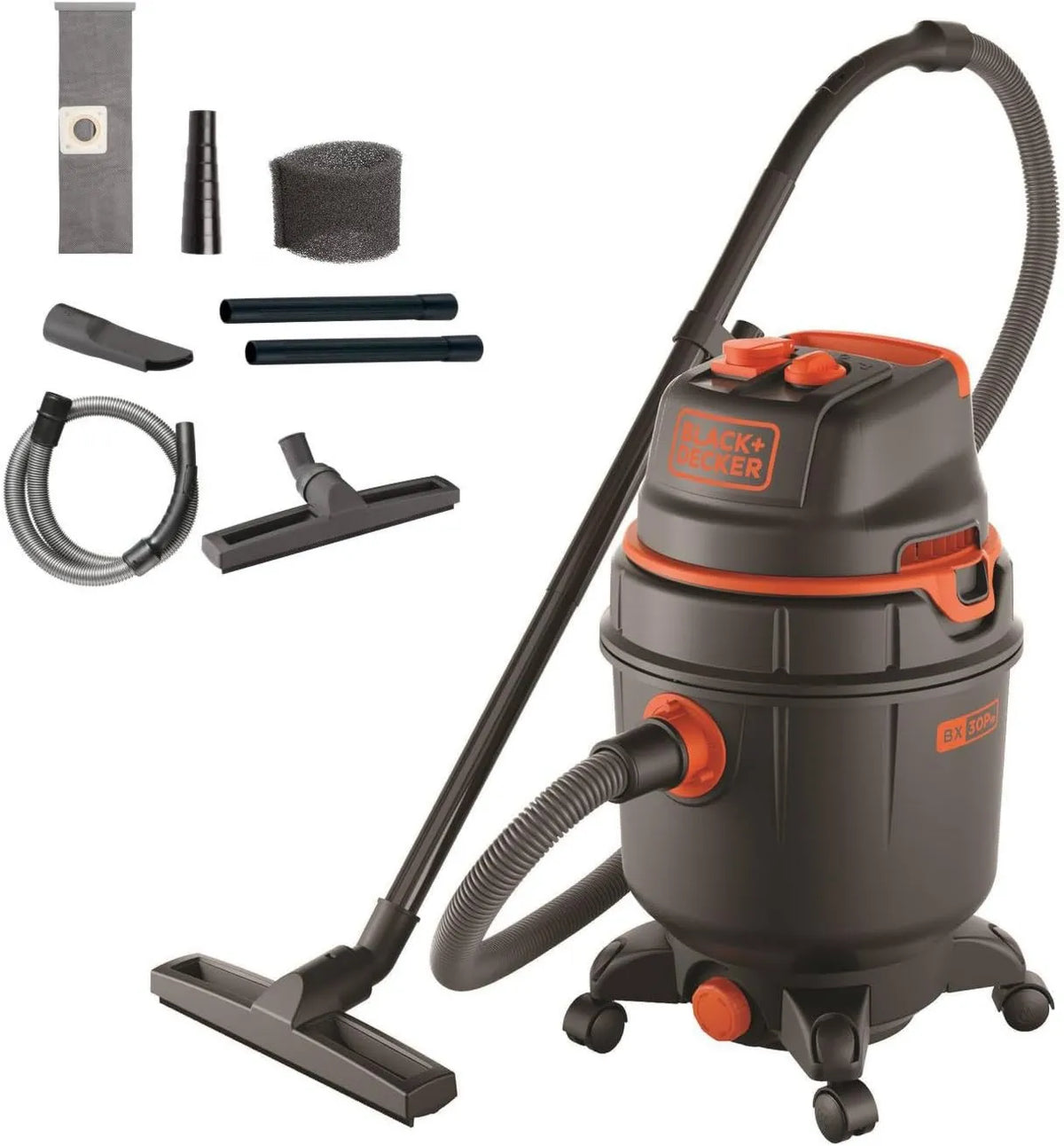 Aspiradora BXVC30PTDE, 1600 W, 30 l, limpieza de suelos y superficies