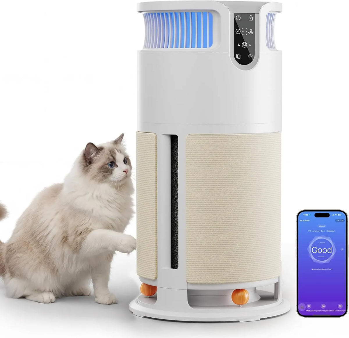 Purificador de aire PM2.5, 350 m³/h, filtro HEPA, air purifier, ayuda a eliminar el 99.98% de moho