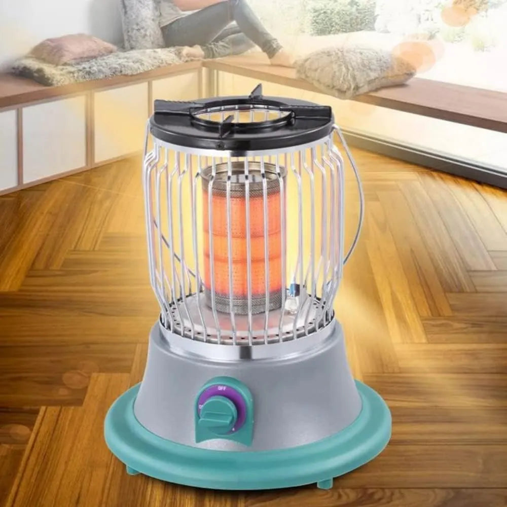 Calefactor portátil de gas, Gas Outdoor, Estufa de Gas Portátil con Asa, Gas Compacto, Calefactor de Espacio para Invierno en Pesca en Hielo