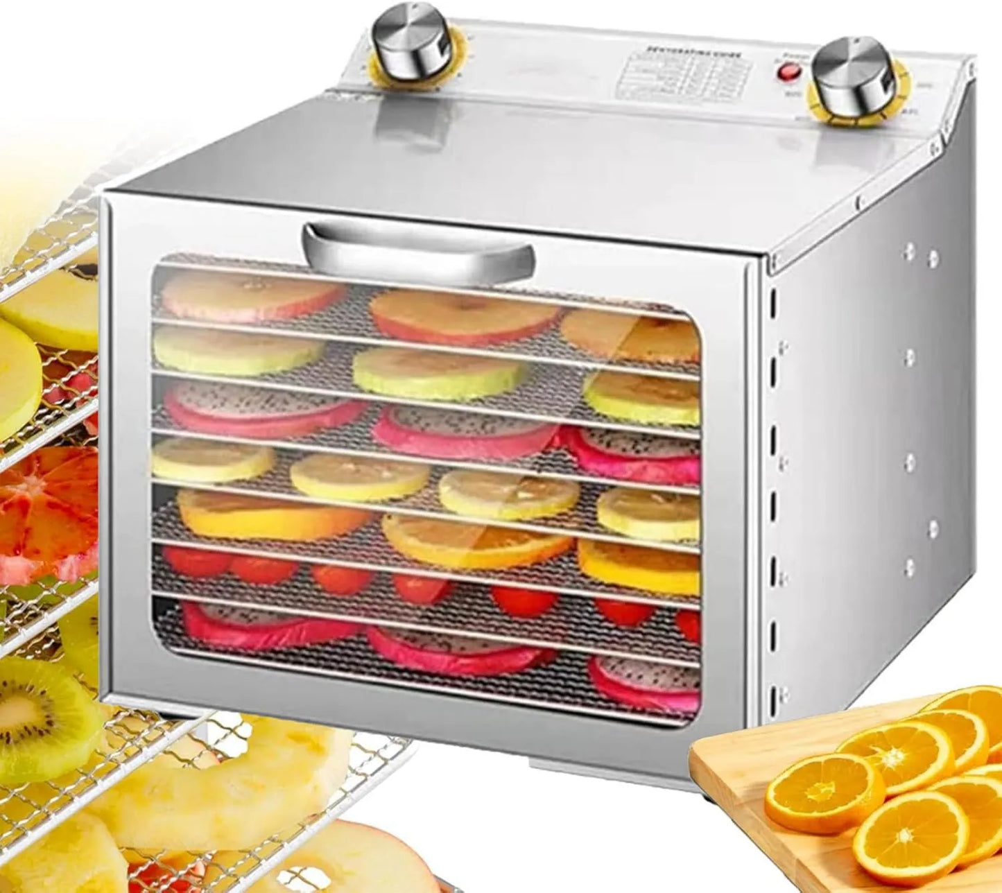 Secadora, Alimentos, Máquina de Carne y Fruta Seca de Acero Inoxidable