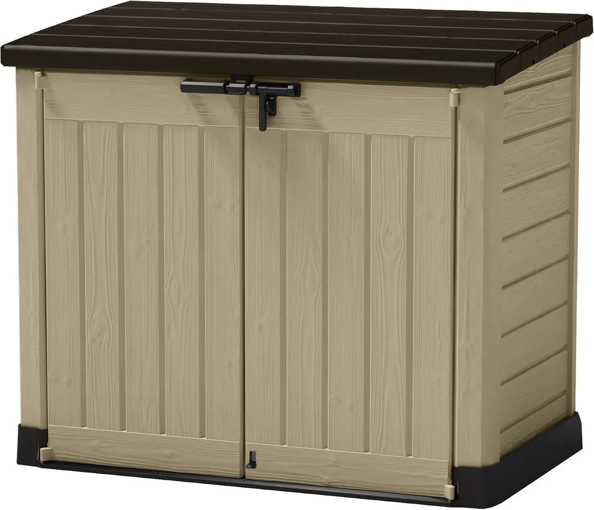 Cobertizo de jardín, 1200L, 145 x 125 x 82 cm, Max Exterior, Capacidad