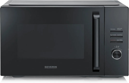 Severin MW 7798 horno microondas, 95 min, 900 W, 29 l, Microondas con grill y aire caliente hasta 240 °C, horno freidora de aire, plato giratorio