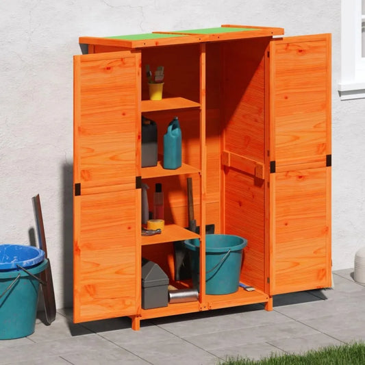 Cobertizo de jardín, 83x57x140 cm, almacenamiento exterior protegido