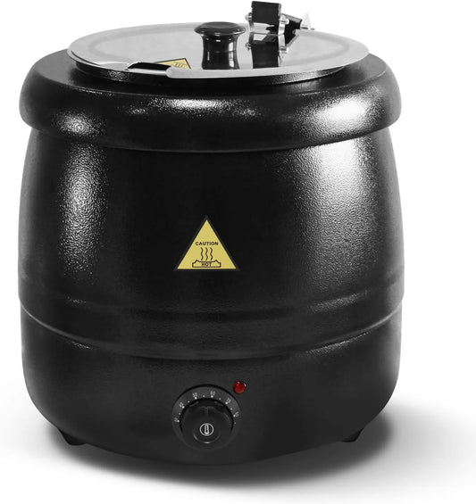 Calefactor eléctrico, 10L, Olla Eléctrica de hasta, Restaurantes y Cafés, acero inoxidable