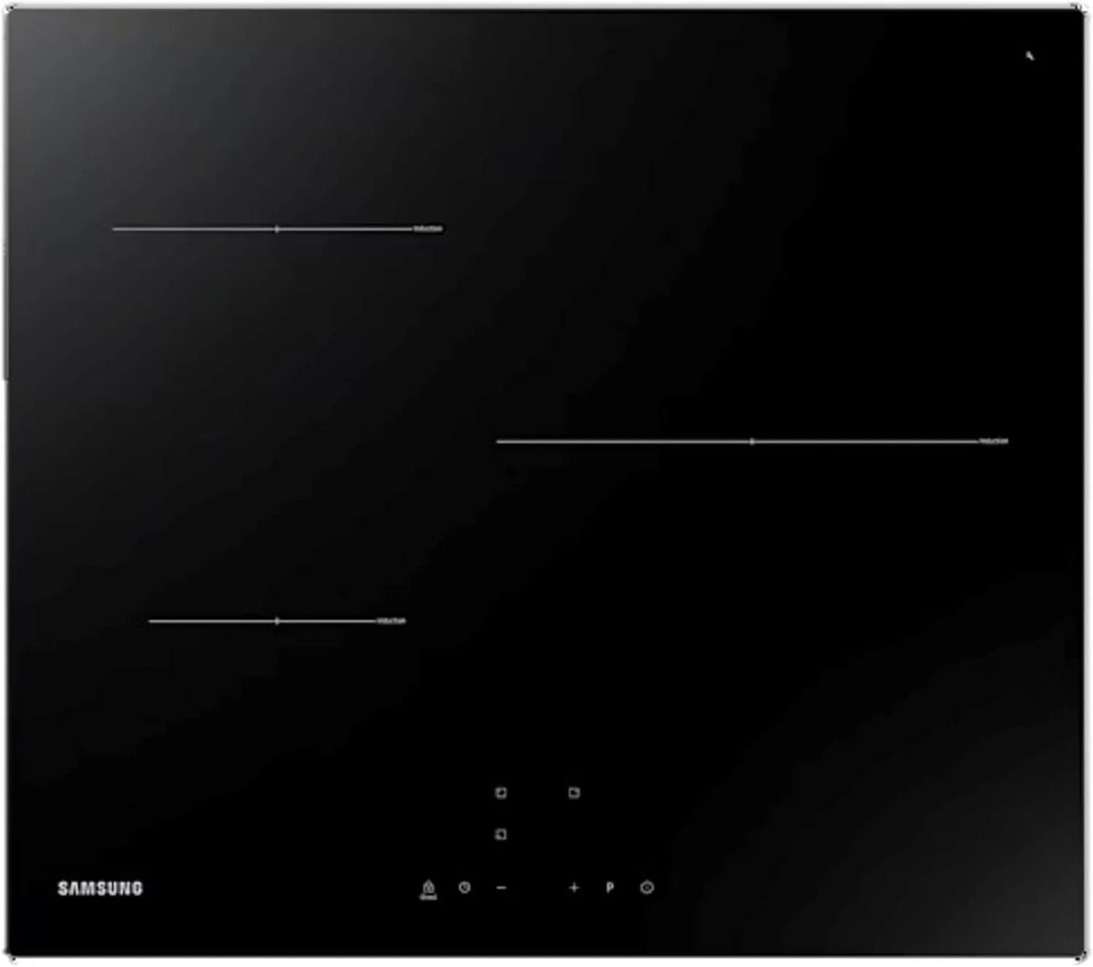 Samsung NZ63T3706A1/UR placa de inducción, 7.2kW, 590x60x520mm, 9 Niveles, Control Táctil, Boost