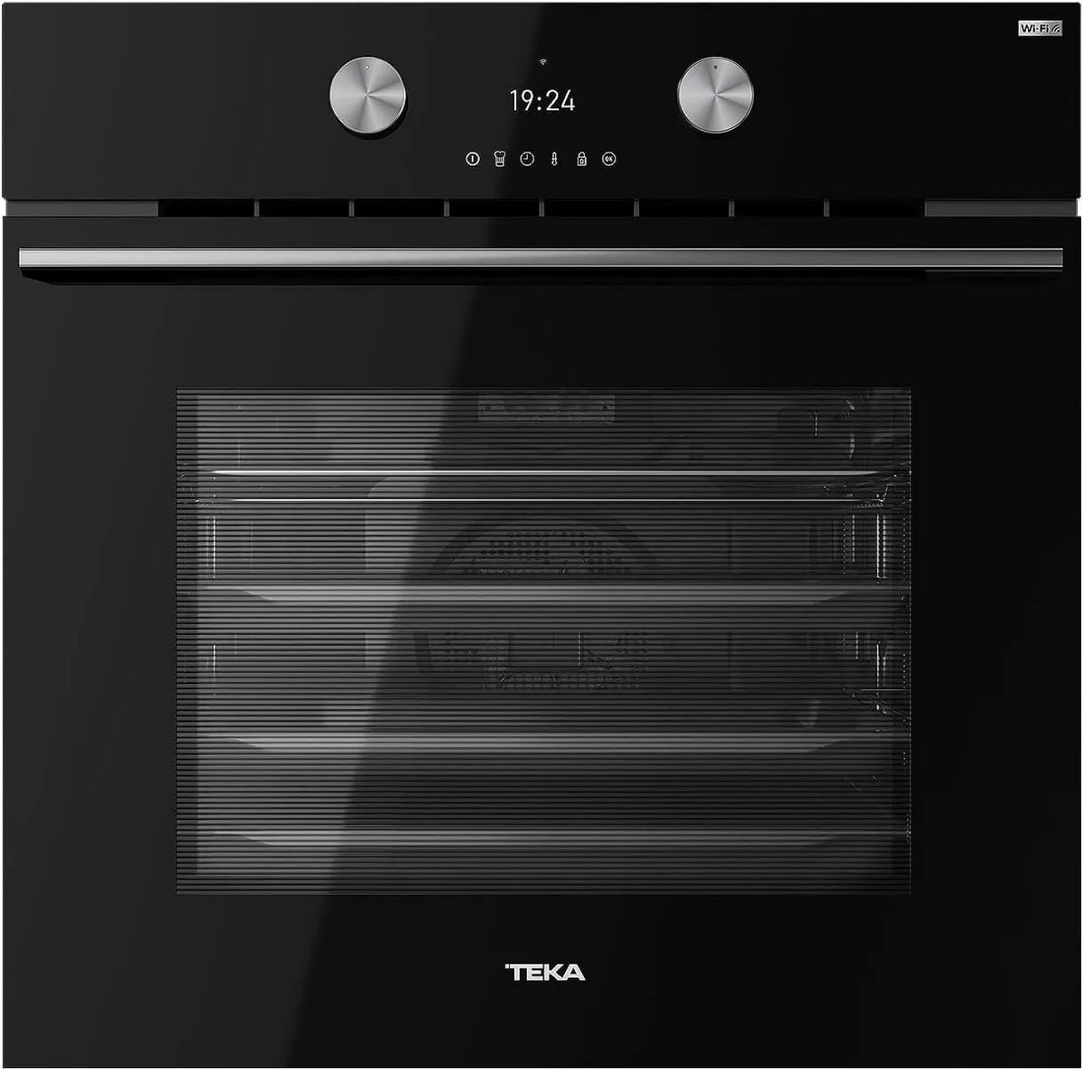 Teka HLB 8700 horno eléctrico, 70 Litros, WiFi, Horno Pirolítico de Aire, con Conexión, Horno con Air Fryer y Sistema de Limpieza DualClean, control