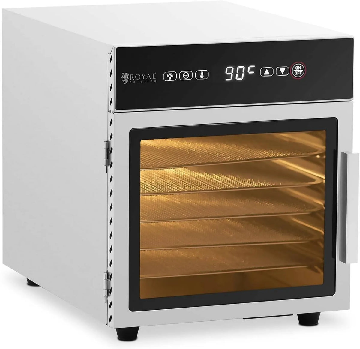 Calefactor eléctrico RCDA-500/15S, 500 W, 6 Niveles, Acero Inoxidable Royal Catering