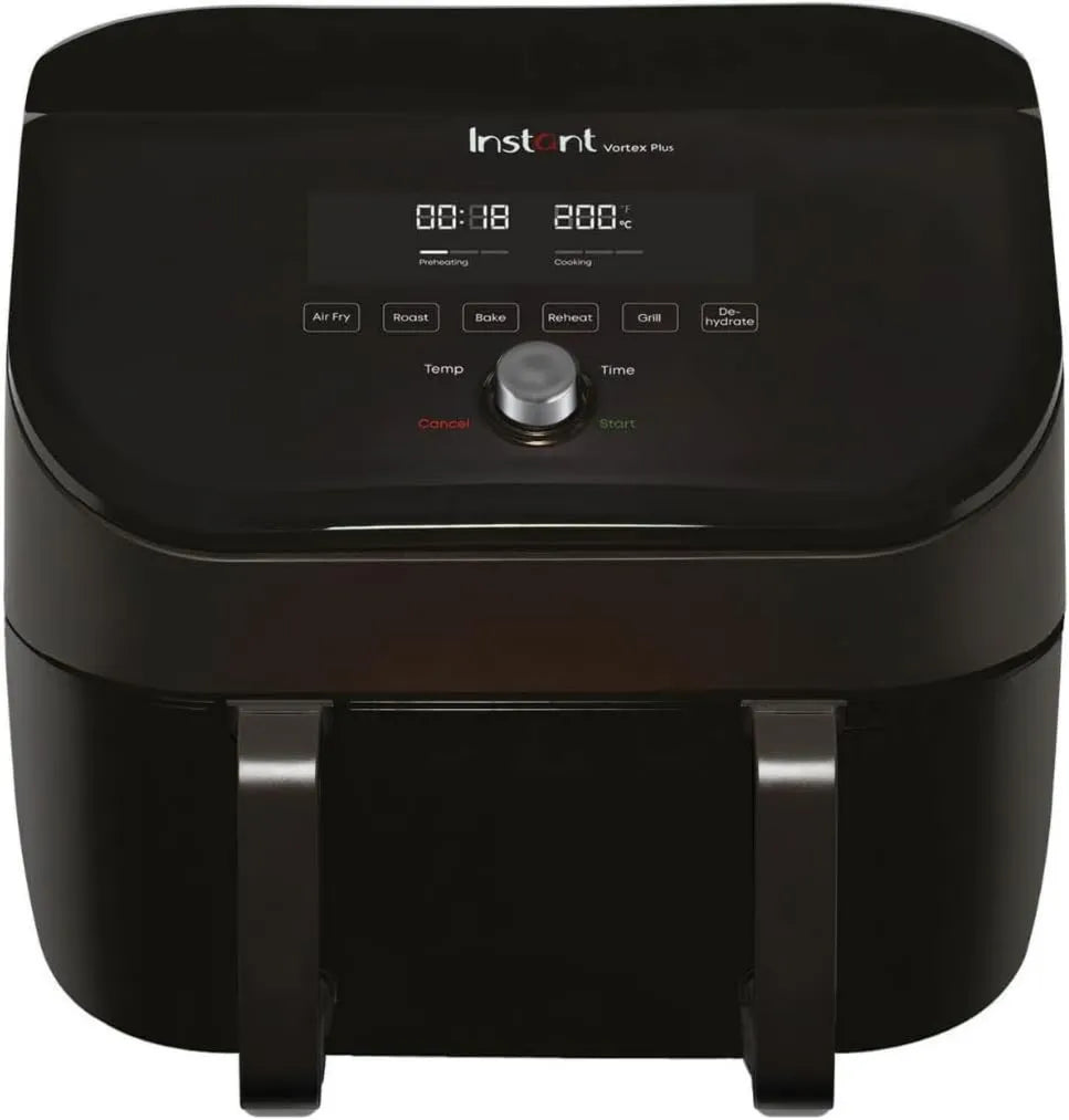Freidora de aire, 8,5 L, función grill, Instant Pot Versazone Dual, gran capacidad, Cesta doble con separador, 8 funciones en 1: deshidratar